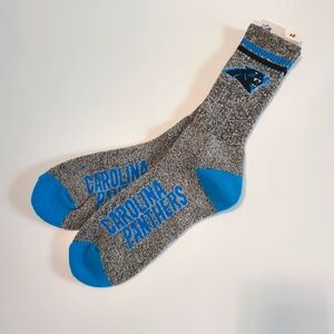 NEW Carolina Panthers Crew Sox.  Size L